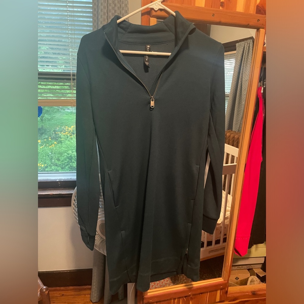 NWOT Athleta dress- XS beautiful dark teal color